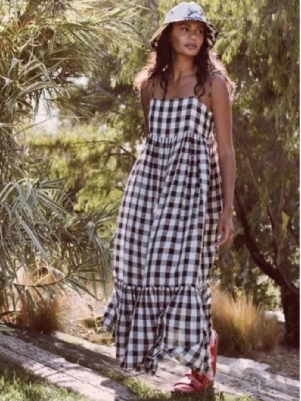 The Great. The Dainty Gingham Dress - Picture 3 of 12